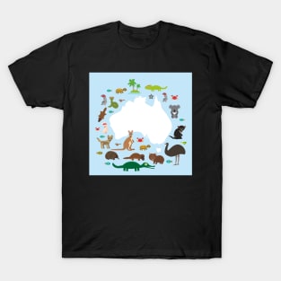 Map of Australia T-Shirt